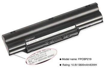 KingSener FPCBP219 Nešiojamas baterija FUJITSU LifeBook S2210 S6310 S6311 S710 SH710 S7110 S7111 S751 FPCBP218 FMVNB178 5800mAh/63WH