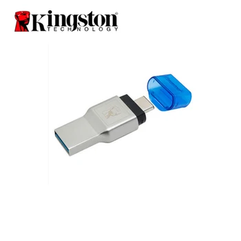 Kingston USB3.1 Micro SD kortelių skaitytuvą high-speed dual sąsaja palaiko kompiuteriai,Tipas-C sąsajos,smartphonach,tabletės