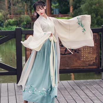 Kinijos Tradicinės Pasakos Kostiumų Senovės Han Dinastijos Princesė Drabužių Nacionalinės Hanfu Apranga Etape Suknelė Liaudies Kostiumas 90