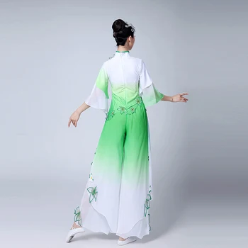 Kinų stiliaus Hanfu klasikinio šokio kostiumai tiktų suaugusių moterų Yangko aprangos stiliaus aikštėje kostiumas