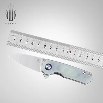 Kizer sulankstomas peilis V2541 Lieb sukurta Azo 2,4 colių ašmenų peilis taktinis peilis, lauko kempingas