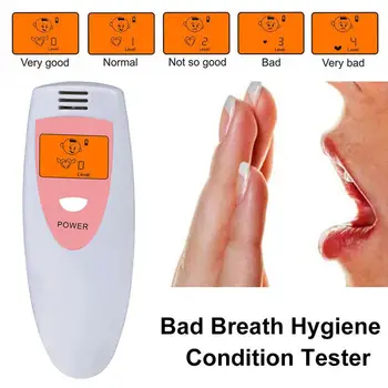 Kišeninis Blogą Kvapą Detektorius Burnos Higienos Būklės Kvėpavimas Breathalyzer Testeriai Analizatorius LCD Detektorius Burnos Vidaus Kvapas Matuoklis