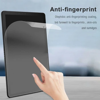 Knyga Kaip Screen Protector For Samsung Tab S7 Plus Matte PET Anti-Glare Tapybos Filmas Sasmsung Tab S7 S7+ Screen Protector