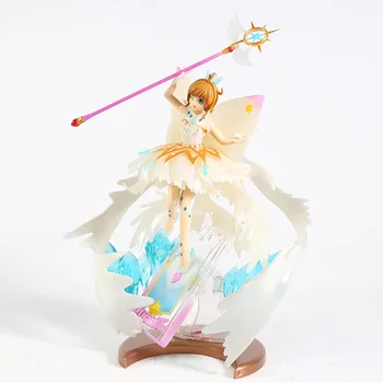 Kortelės Gūstītājs Sakura Kinomoto Sakura Aišku Kortelės Balta Suknelė Edition PVC Paveikslas ]Modelio Surinkimo Lėlės Žaislas