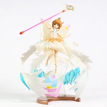 Kortelės Gūstītājs Sakura Kinomoto Sakura Aišku Kortelės Balta Suknelė Edition PVC Paveikslas ]Modelio Surinkimo Lėlės Žaislas