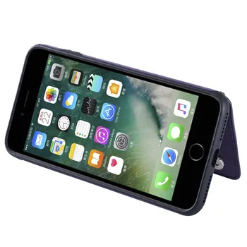 Kortelės Lizdas Piniginės Atveju iPhone, SE 2020 M. 8 7 6 6S Plus 11 Pro XS Max X XR Odos Padengti Samsung Note 20 S20 S10 S9 S8 Atvejais