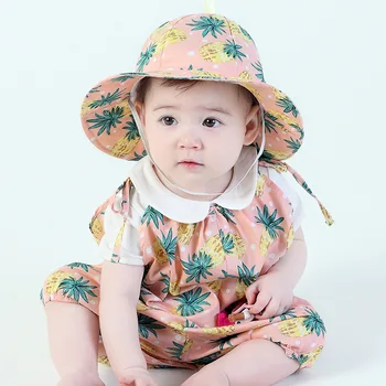 Korėjos Bamblys Baby Girl Rinkiniai Hat&romper Spausdinti Saldus Kombinezonas Kūdikiui Clothings