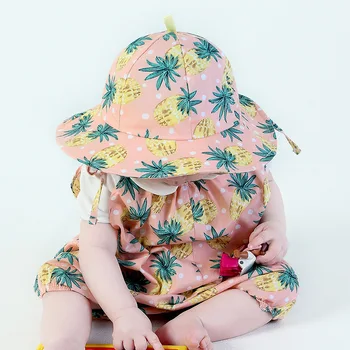 Korėjos Bamblys Baby Girl Rinkiniai Hat&romper Spausdinti Saldus Kombinezonas Kūdikiui Clothings