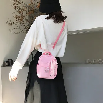 Korėjos Stiliaus Drobės Mini Kuprinė Moterų Mados Kelionės Kuprinės, Laisvalaikio Mokyklos Maišą Nešti Už Tennage Mergina Lankas Krepšys