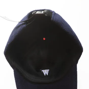 Korėjos Stiliaus Žiemos Unisex Vilnos Šilta Kepurė Vyrams Beisbolo kepuraitę W Raidė Siuvinėjimo Skrybėlę Moterų INS Ne Sportas, Jojimo Bžūp