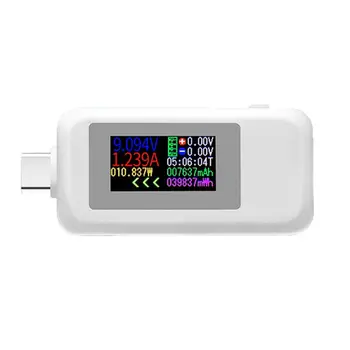 KWS-1902C Tipas-C Spalvotas Ekranas USB Testeris Srovė Stebėti Energijos Skaitiklis Mobiliojo Baterija Bankas Įkroviklis Detektorius