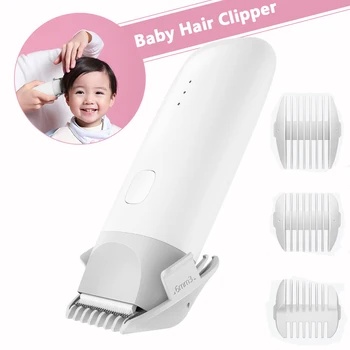 Kūdikio Plaukų Clipper Saugus IPX7 atsparus Vandeniui Elektriniai Plaukų Žoliapjovės Tylus Variklis USB Įkrovimo Vaikų, Vyrų Kirpykla
