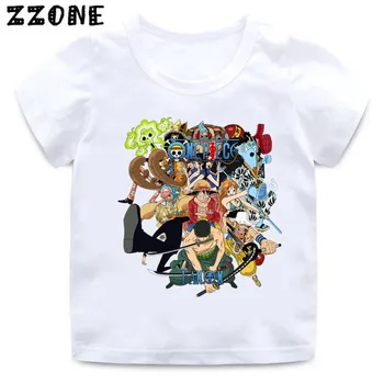 Kūdikių Berniukų marškinėliai Vienas Gabalas Luffy Ace Sabo Teisės Zoro & Nami Spausdinti Vaikai Marškinėliai Juokingi Merginos Viršūnes Drabužiai Vaikams