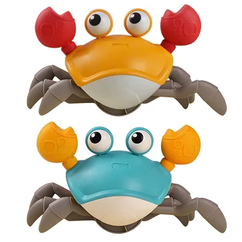 Kūdikių Dušas, Žaislai, Kūdikių Dušas, Išsitraukia Didelis Krabų Ant Grandinės Maudymosi Kambaryje Žaisti Vandenyje Vaikų Žaislas Verpimo Krabų