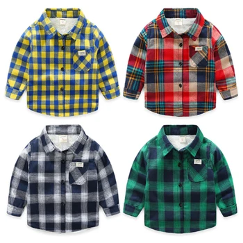 Kūdikių rudenį marškinėliai 2020 m. žiemą storas šiltas medvilnės ilgomis rankovėmis, 1 - 6 metų vaikų outwear drabužiai vaikams patenka apranga, drabužiai
