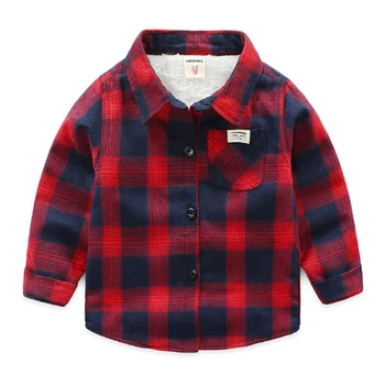 Kūdikių rudenį marškinėliai 2020 m. žiemą storas šiltas medvilnės ilgomis rankovėmis, 1 - 6 metų vaikų outwear drabužiai vaikams patenka apranga, drabužiai