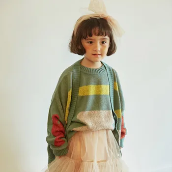 L D korėjiečių Vaikas Žiemą Megztinis Mados modelis Megzti Drabužiai Vaikas Berniukas Prekės ženklo Drabužius Mergina Išlaikyti Šiltas Kailis Bamblys Individualumą