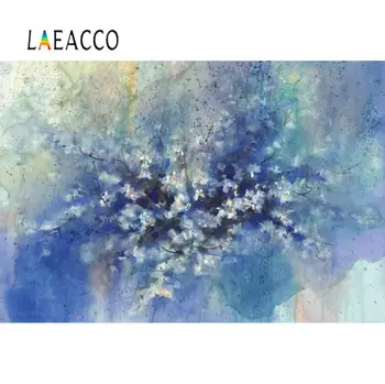 Laeacco Fotografijos Fonas Marmuro Paviršiaus Tekstūros Gradientas Kietas Akvarelė Gėlės Fotografijos Fone Fotostudija
