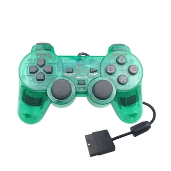 Laidinio Gamepad Sony PS2 Controller Kreiptuku plasystation 2 Dvigubos Vibracijos Šoko Joypad Laidinio Controle