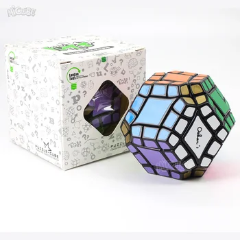 LanLan Kubo Galvosūkį 12 Ašis Dodecahedron Magija Kubeliai Megaminxeds Smegenų Erzinti Specail Forma Švietimo Žaislai Vaikams