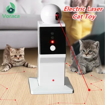 Lazerio Katė Žaislas Automatinis Robotas Kačių Žaisti Žaidimą Šuo Interaktyvus Žaislas Sukasi Augintiniai Naudotis Mokymo Žaislas Multi-Kampas Juokingas Žaislas