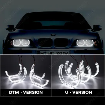 LED Kristalų Angel eyes Cut Stiliaus DRL DTM U Formos Šviesos 6000K Balta BMW Z3 1999 2000 2001 2002