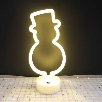 LED Neon Light Triušis Sniego Grybų Pasirašyti Neoninės Lempos Kalėdų Šalis Vestuvių Miegamasis Namų Dekoro Naktį Lempa USB/Baterijos