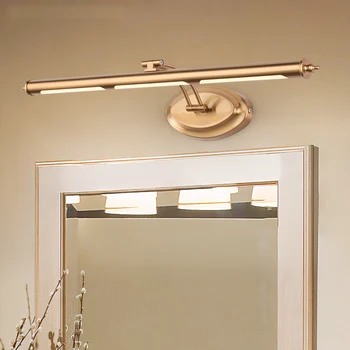 Led paprasta šiuolaikinės veidrodėliai žibintai ilgų juostelių metalo ir PC mada asmenybės tualetinis staliukas, vonios kambarys, vonios veidrodis žibintai