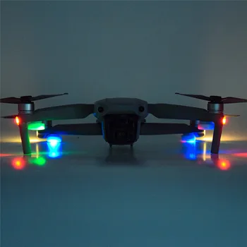 LED Šviesos Naktį Skrydžio Stabdžių Prarado Žibintuvėlis už DJI Mavic Oro 2/ Mavic Mini/ Pro /Mavic 2/ Spark Phantom 3/4 Drone Priedai