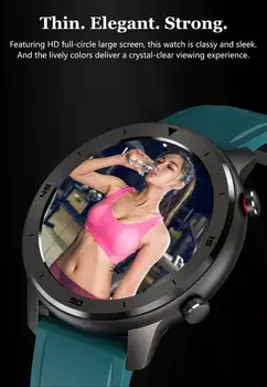 LEMFO Smart Watch Vyrų IP68 Vandeniui 1.3 Colių Visiškai Apvalios Jutiklinis Ekranas Širdies ritmas, Kraujo Spaudimas Laikrodis Berniukas Draugui Dovanų Žiūrėti