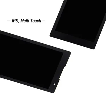 Lenovo Lenovo Tab 2 A7-30 A7-30HC LCD Ekranas + Touch Ekranas skaitmeninis keitiklis Asamblėjos Juoda