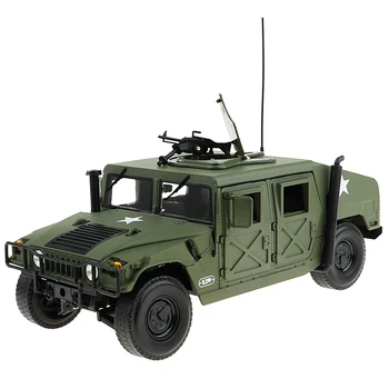 Lieto Karinių Transporto priemonių - 1/18 Masto Hummer H1 Armijos Transporto priemonės Armijos Modelių Automobilių Žaislai Bake, Transporto priemonės