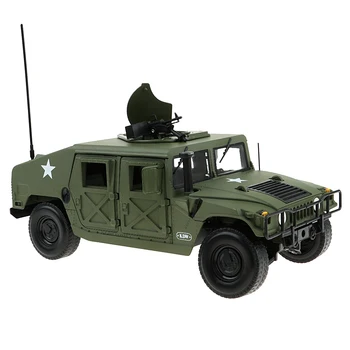 Lieto Karinių Transporto priemonių - 1/18 Masto Hummer H1 Armijos Transporto priemonės Armijos Modelių Automobilių Žaislai Bake, Transporto priemonės