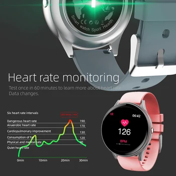 LIGE Naujas Moterų Smart Watch Širdies ritmo Monitorius Fitness tracker Vandeniui Smartwatch Moterų, Vyrų, skirta 