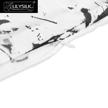LilySilk 100 Šilko Užvalkalas Natūralios Plaukų Prabanga 19 momme Marbling Spausdinti 40x40 50x90cm Namų Tekstilės Nemokamas Pristatymas