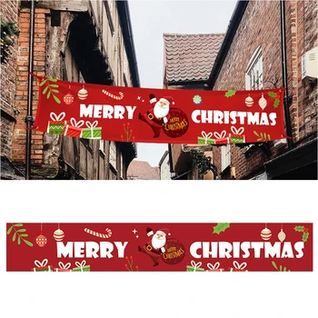 Linksmų Kalėdų Reklama neaustinių Banner Namų Dekoro Šalis Festivalis Reikmenys, Namų Lauko Parduotuvė Banner Vėliavos Traukiant
