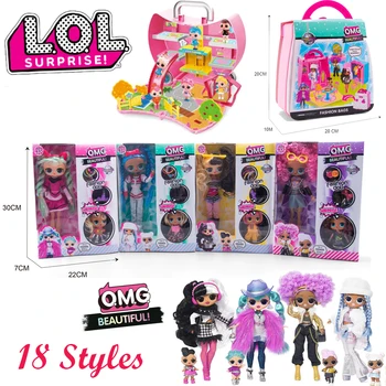 LOL staigmena lėlės originalios lėlės rinkinys animacinių filmų humanoidų suknelė scena suknelė mergina žaidimas žaislas vaikams, gimtadienis, Kalėdos, dovanų 2CZ