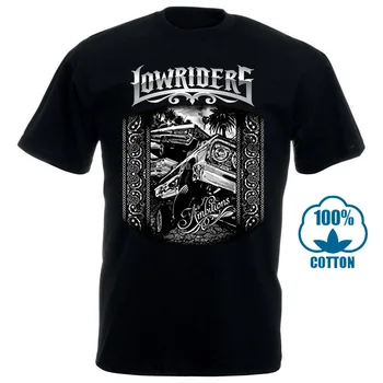 Lowriders Vyrai T-Shirt Bandada Impala Tee Atspausdintas Ant Shaka Dėvėti Tee