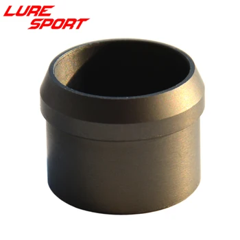 LureSort 6pcs Aliuminio Dangtelis Žiedas, skirtas FUJI Ritės Sėdynės RDNPS vėjo Patikrinti meškere Pastato dalis Remonto lazdele 