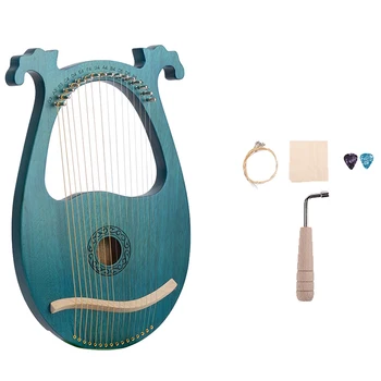 Lyra Arfa, 16 String Raudonmedžio Kūno Styginiai instrumentai Kūno Priemonė Derinimo Raktas ir Atsarginės Stygos