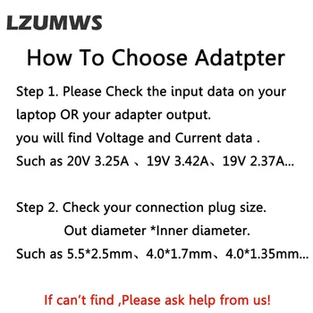 LZUMWS 180W 19.5 V 9.23 A 7.4*5.0 mm Nešiojamas Adapteris, skirtas Dell Precision M4600 M4700 M4800 Alienware 13 R3 Įkroviklio Maitinimo DA18