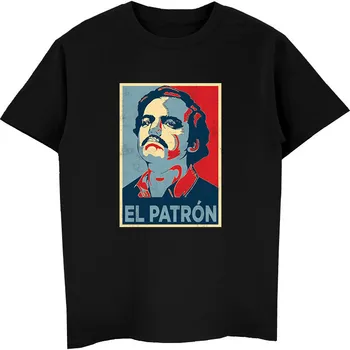 Mada Karšto Pardavimo Pablo Escobar Ponios T-Shirt,El Patron Narkotikų Magnatą Narcos T-Marškinėliai Vyrams Trumpomis Rankovėmis Tees Marškinėliai Streetwear Harajuku