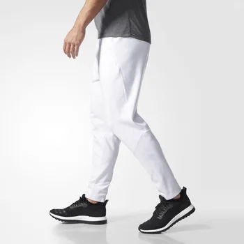 Mada Sporto Baltos Kelnės Vyrams Rudenį 2020 Atsitiktinis Medvilnės Sportinės Kelnės, vyriški Streetwear Ilgas Kelnes Kelnės Vyrų Elastinga Juosmens