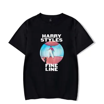 Madinga Medvilnės Marškinėliai, Harry Styles Baudos Linijos Hip-Hop Marškinėliai Moterims Trumpas Rankovės marškinėliai Vyrams Streetwear Tee Viršūnes Plius Dydis 4XL