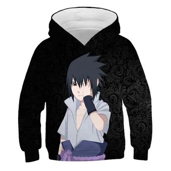 Mados Anime hoodie 3D atspausdintas Naruto berniukų ir mergaičių hoodie ir palaidinukė viršuje