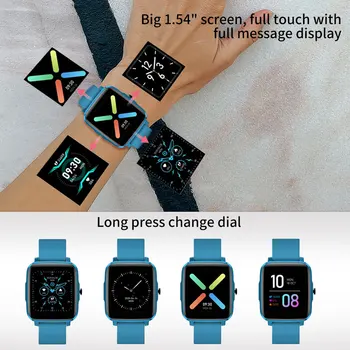 Mados F2 IP68 smart watch vyrai moterys smartwatch 