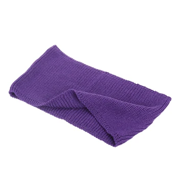 Mados Moterų Šilti Megztiniai Ilgai Kilpa Ant Kaklo Skara Neckerchief (Violetinė)