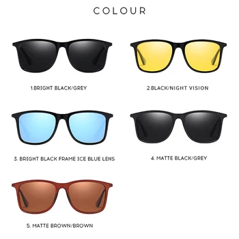 Mados Poliarizuoti Akiniai nuo saulės Vyro, Moters, Asmenybės Aikštėje Saulės akiniai Prekės UV400 Atspalvių Naujo Stiliaus Akiniai Lentes de sol Mujer