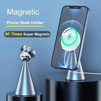 Magnetinio Telefono Stovas Laikiklis iphone 12 /12 Pro/Mini/Pro Max Laikiklis Magnetinis Belaidis Kroviklis Stovi Stalas Telefono Turėtojas
