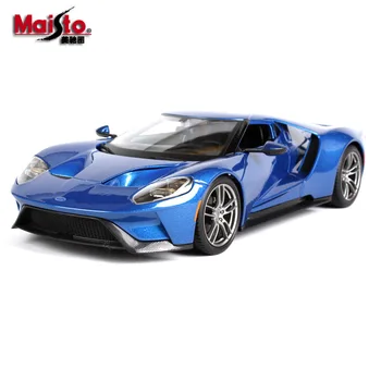 Maisto 1:18 2017 Ford GT automobilių lieti automobilio modelis, modeliavimas, automobilių apdailos surinkimo dovana žaislas liejimo modelis berniukas žaislas